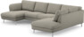 Madison Lux - 2-sits soffa med schäslong vänster och divan höger - Grå
