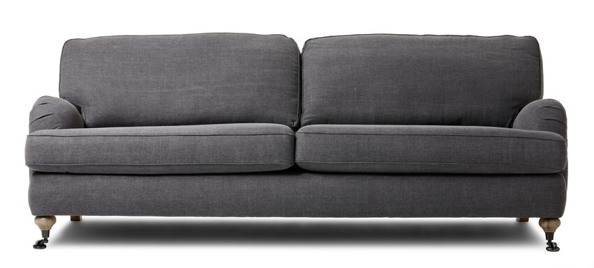 Oxford - 3-sits soffa, fast klädsel - Grå