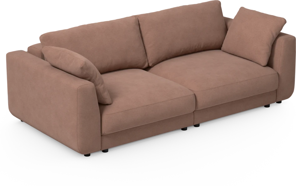 Amie - Bäddsoffa 3-sits - Rosa