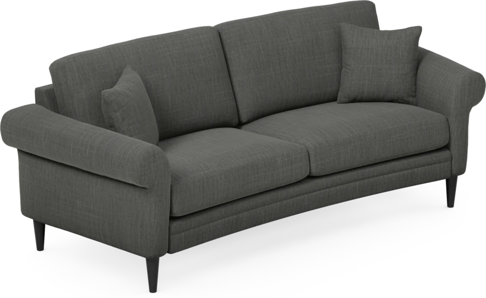 Eden - 2,5-sits soffa svängd - Grå
