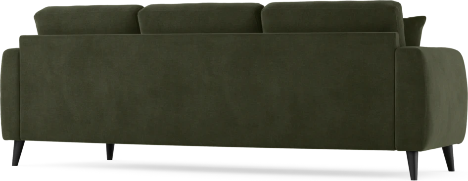 Eden - 3-sits soffa svängd - Grön