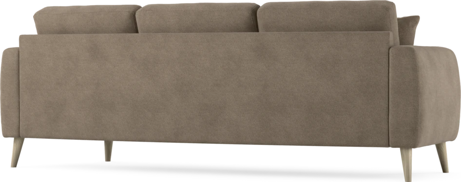 Eden - 3-sits soffa svängd - Brun