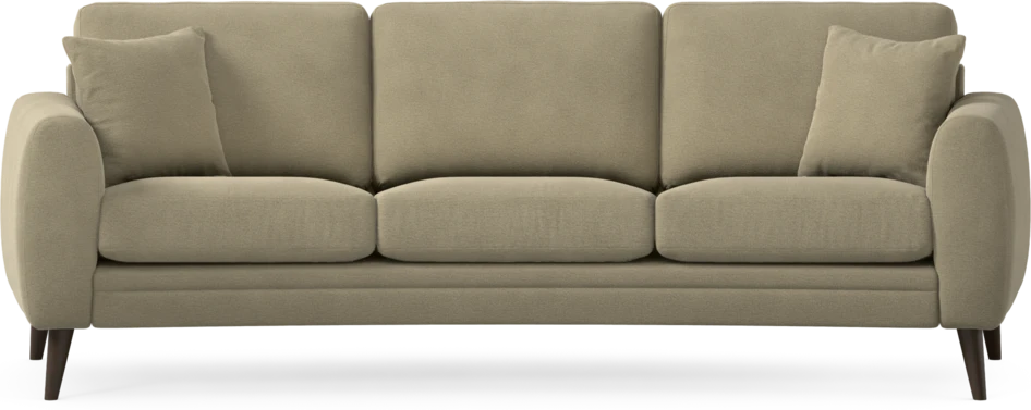 Eden - 3-sits soffa svängd - Beige