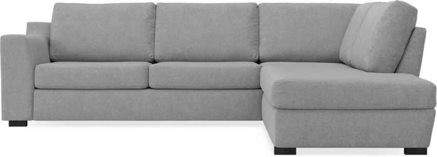 Friday - 2,5-sits soffa med divan höger - Grå