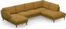 Madison Lux - 2-sits soffa med schäslong vänster och divan höger - Gul