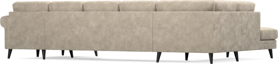 Eden - 3-sits soffa med divan vänster och schäslong höger - Beige