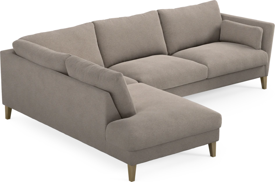 Winston - 3-sits soffa med divan vänster - Beige