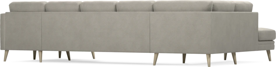 Eden - 3-sits soffa med divan vänster och schäslong höger - Grå