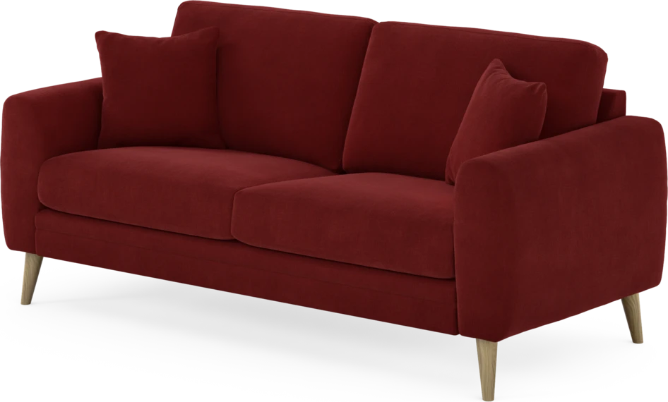 Eden - 2,5-sits soffa - Röd