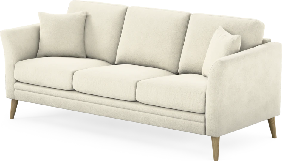 Eden - 3-sits soffa - Vit