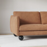 Madison Lux - 3-sits soffa med divan höger - Orange