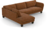 Madison - 3-sits soffa med divan vänster - Orange