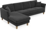 Eden - 3-sits soffa med schäslong - Grå