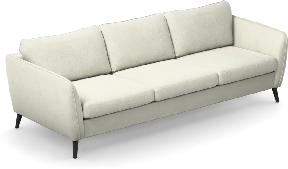 County - 3-sits soffa - Vit
