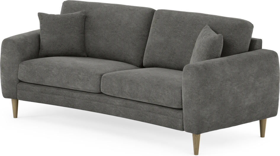Eden - 2,5-sits soffa svängd - Grå