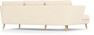 Madison Lux - 2-sits soffa med schäslong vänster - Beige