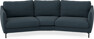 Madison - 3-sits soffa svängd, 90 cm - Turkos