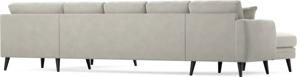 Eden - 3-sits soffa med schäslong vänster och divan höger - Grå