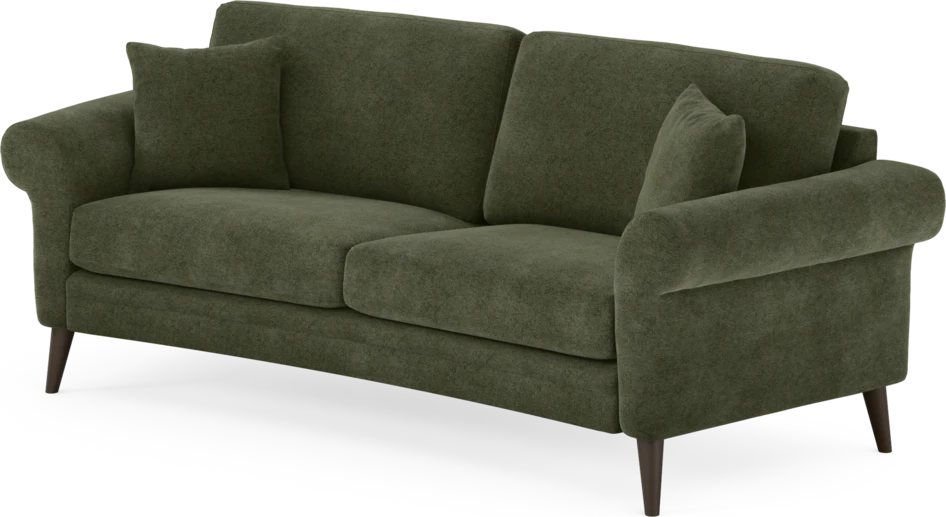 Eden - 2,5-sits soffa svängd - Grön