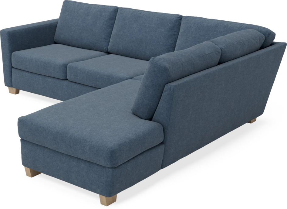 Friday - 2,5-sits soffa med divan höger - Blå