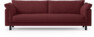 Cherrie - 4-sits soffa, hel dyna, fast klädsel - Röd