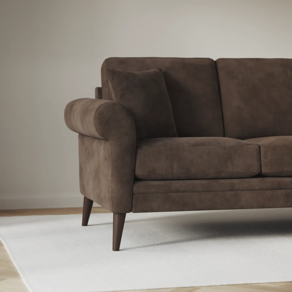 Eden - 2-sits soffa - Brun