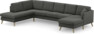 Eden - 3-sits soffa med divan vänster och schäslong höger - Grå