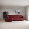 Friday - 2,5-sits soffa med divan vänster - Rosa