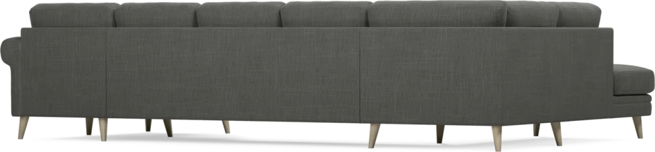 Eden - 3-sits soffa med divan vänster och schäslong höger - Grå