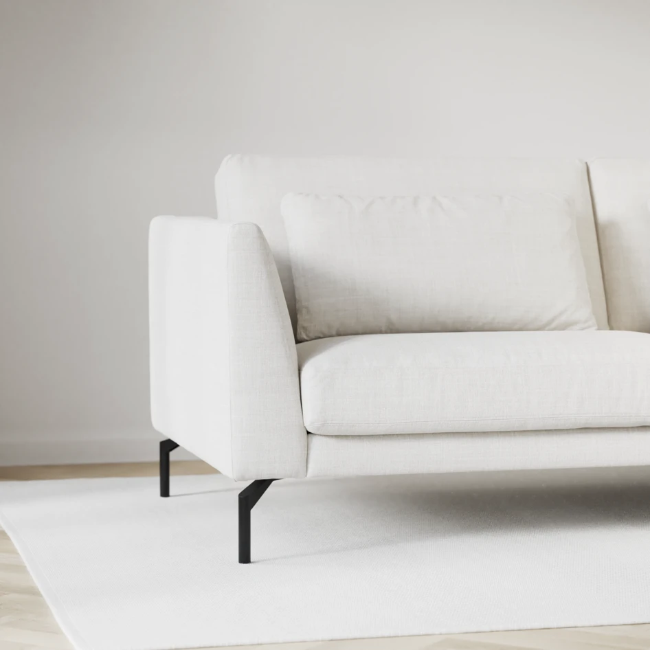 Willow - 4-sits soffa med divan höger, fast klädsel - Beige
