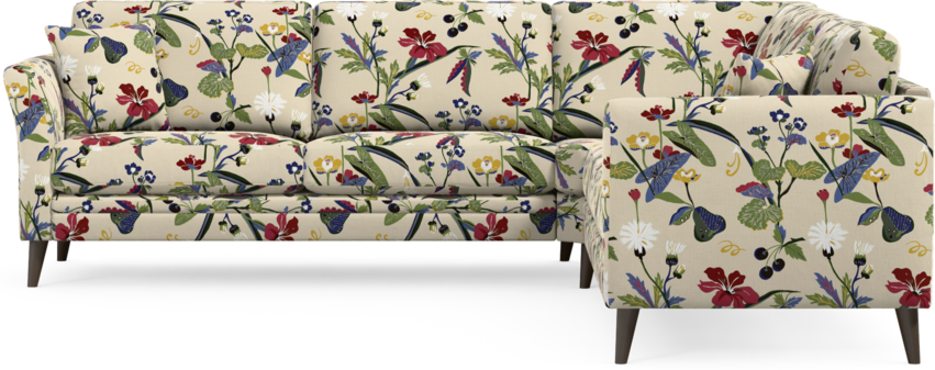 Eden - Hörnsoffa, 2,5+2,5-sits - Flerfärgad