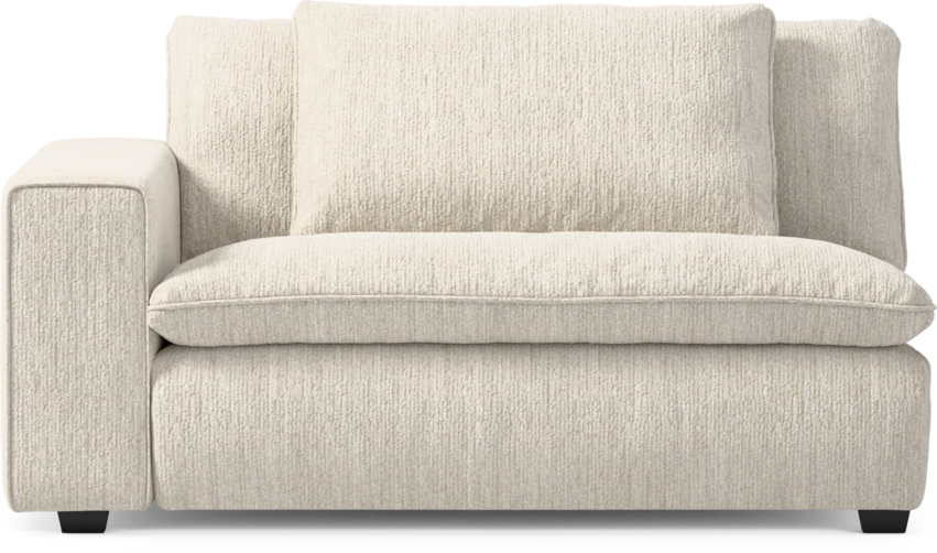 Bellora - 2-sits med armstöd vänster - Vit