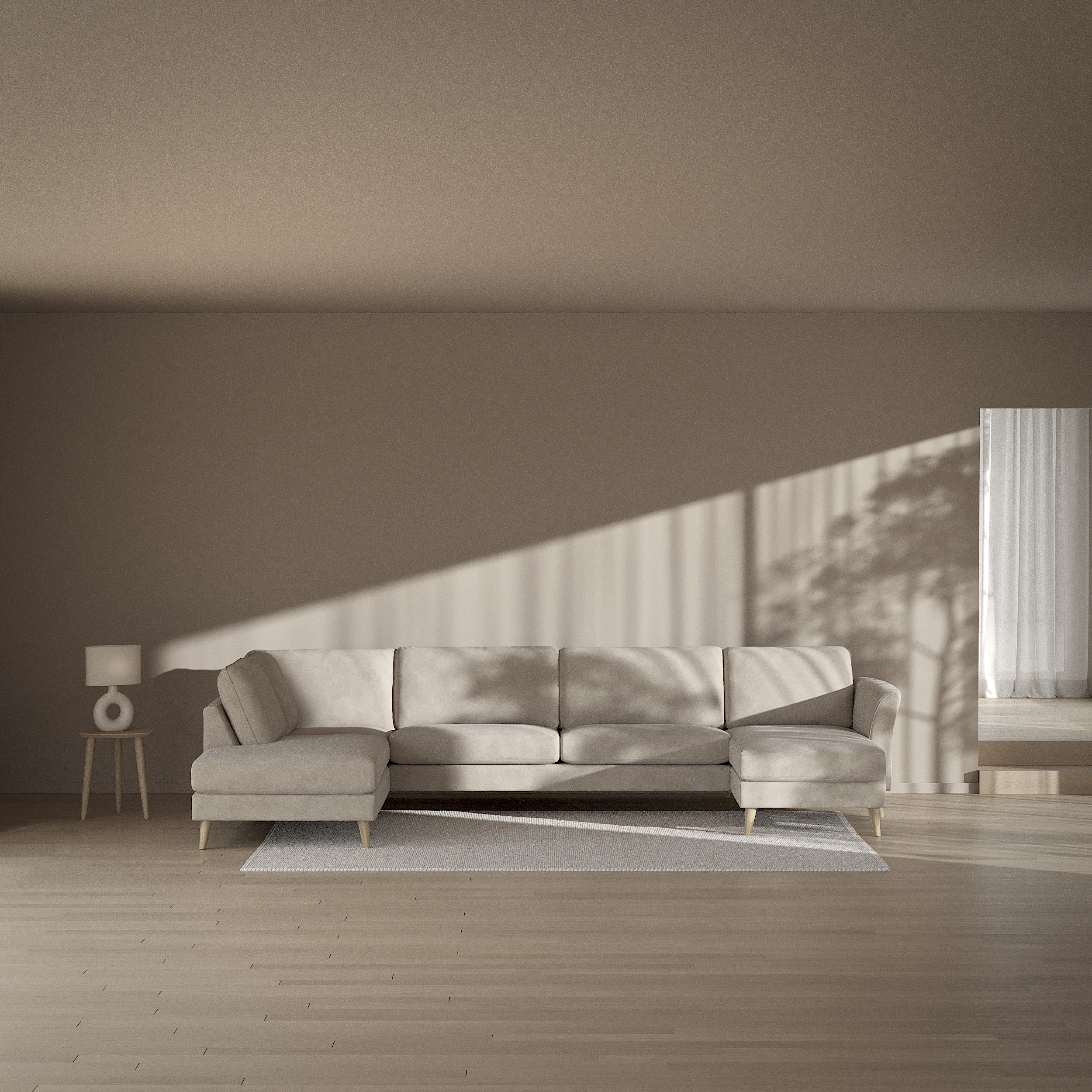 Bridge - 3-sits soffa med divan vänster och schäslong höger - inspiration