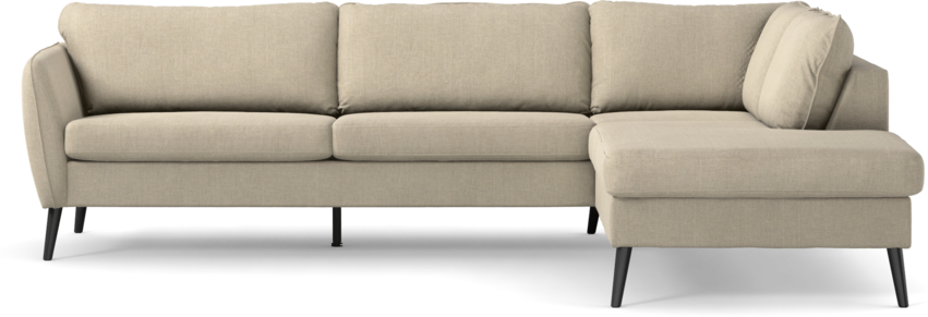 County - 2,5-sits soffa med divan höger - Beige