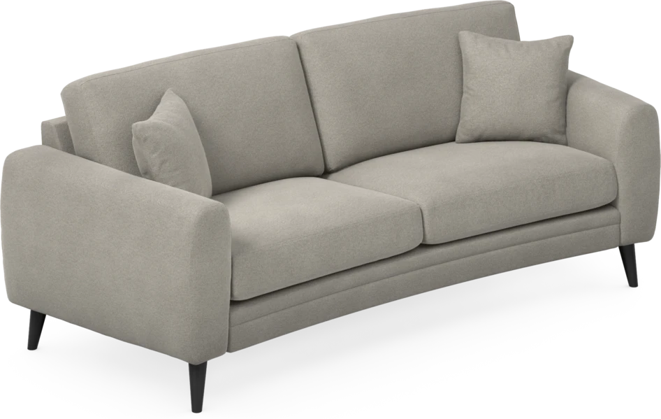 Eden - 2,5-sits soffa svängd - Grå