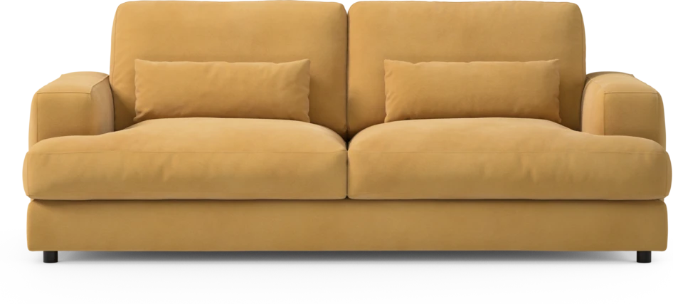 Noma - 3-sits soffa - Gul