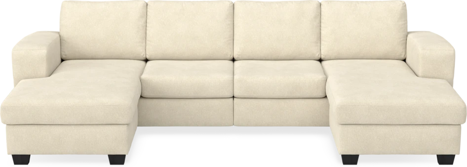 Friday - 2-sits soffa med två schäslonger - Beige