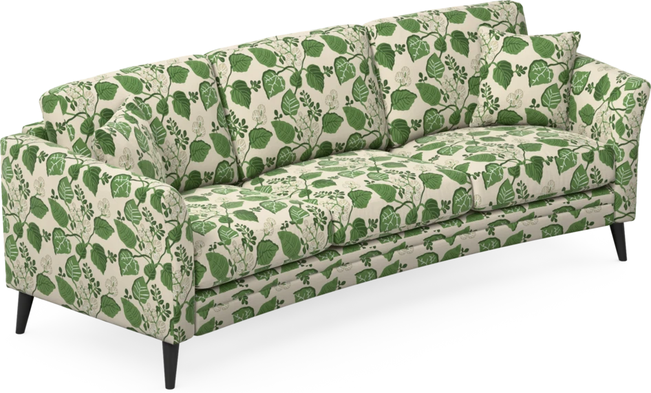 Eden - 3-sits soffa svängd - Flerfärgad