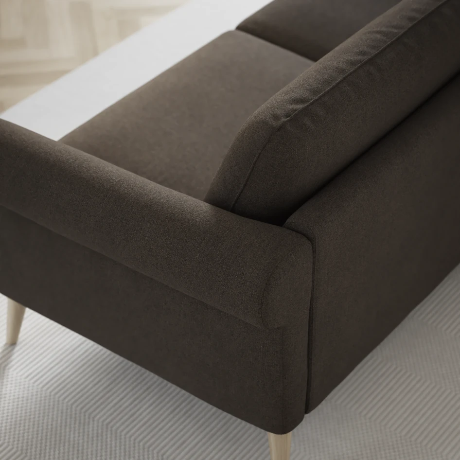 Bridge - 4-sits soffa - Brun