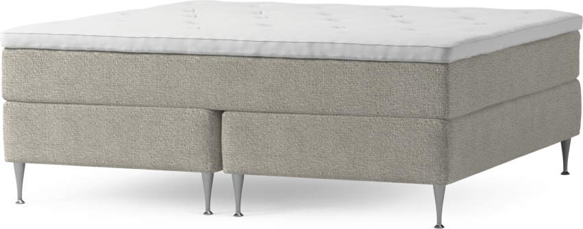 Delux Exclusive - Kontinentalsäng, dubbelsäng med bäddmadrass och sängben