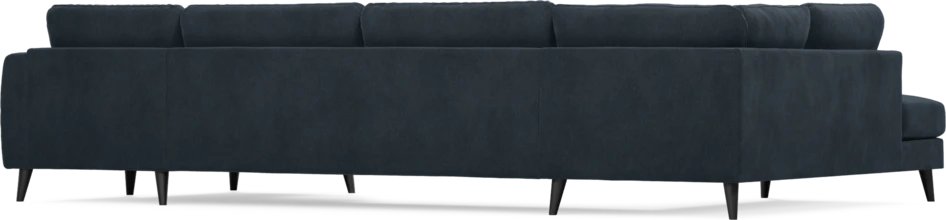Bridge - 3-sits soffa med divan vänster och schäslong höger - Blå