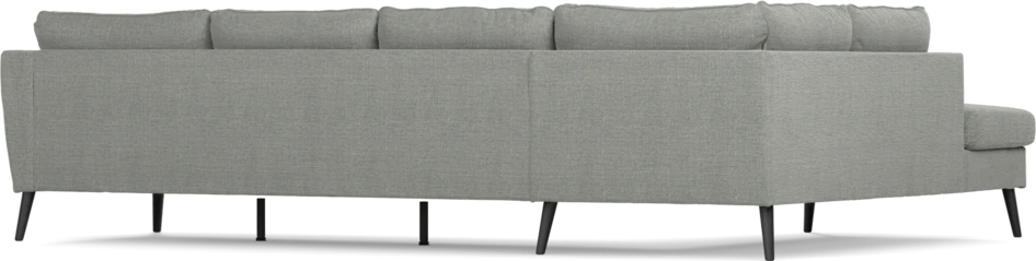 County - 3-sits soffa med divan vänster - Grå