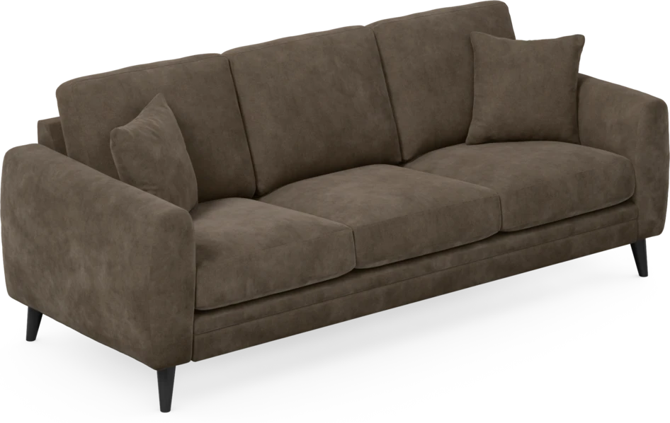 Eden - 3-sits soffa - Brun