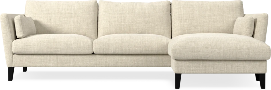 Winston - 3-sits soffa med schäslong, vändbar - Beige