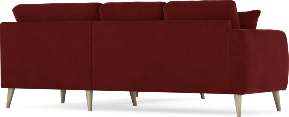 Eden - Hörnsoffa, 2+2-sits - Röd