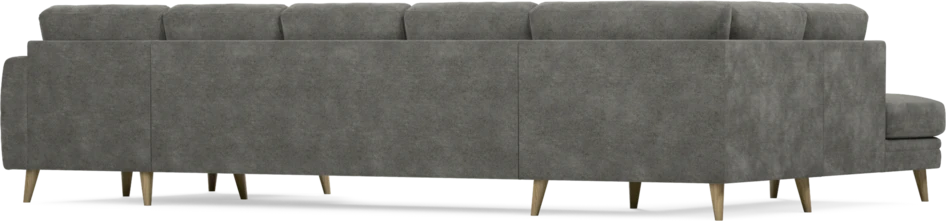 Eden - 3-sits soffa med divan vänster och schäslong höger - Grå