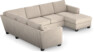 Friday - Hörnsoffa, 2+3-sits med schäslong höger - Beige