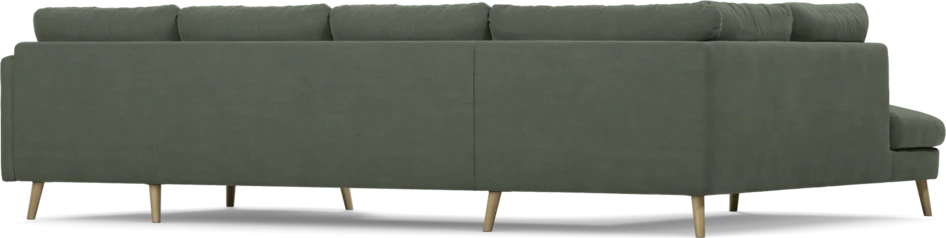 Madison Lux - 2-sits soffa med divan vänster och schäslong höger - Grön