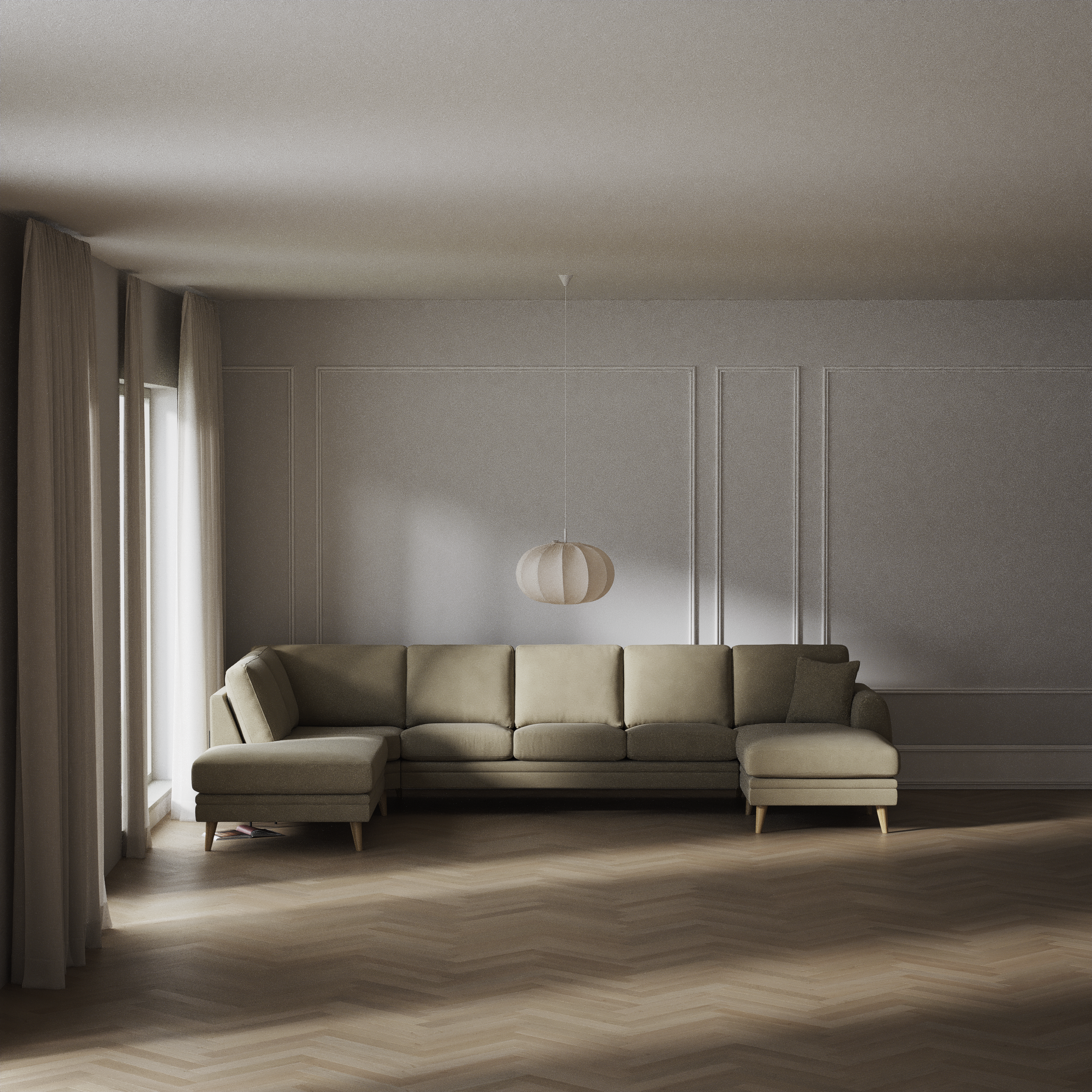 Eden - 3-sits soffa med divan vänster och schäslong höger - inspiration
