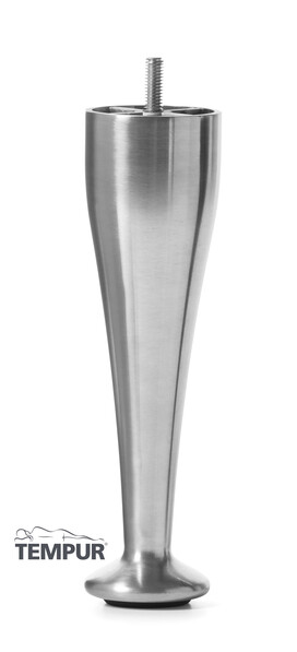 Tempur - Sängben, H 19 cm - Grå